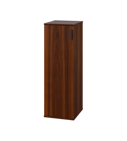 LN 3 - 3D kancelářská skříň, 1-dveřová, levá, 1107x360x400, ořech královský